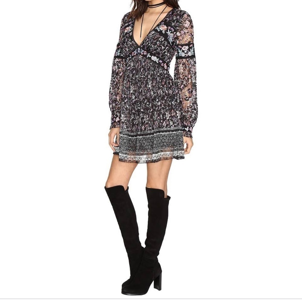Free People Dresses Cherry Blossom Embroidered Dress - Picture 10 of 13